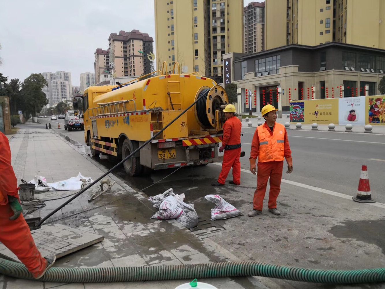 双辽排污管道清淤-管道清洗